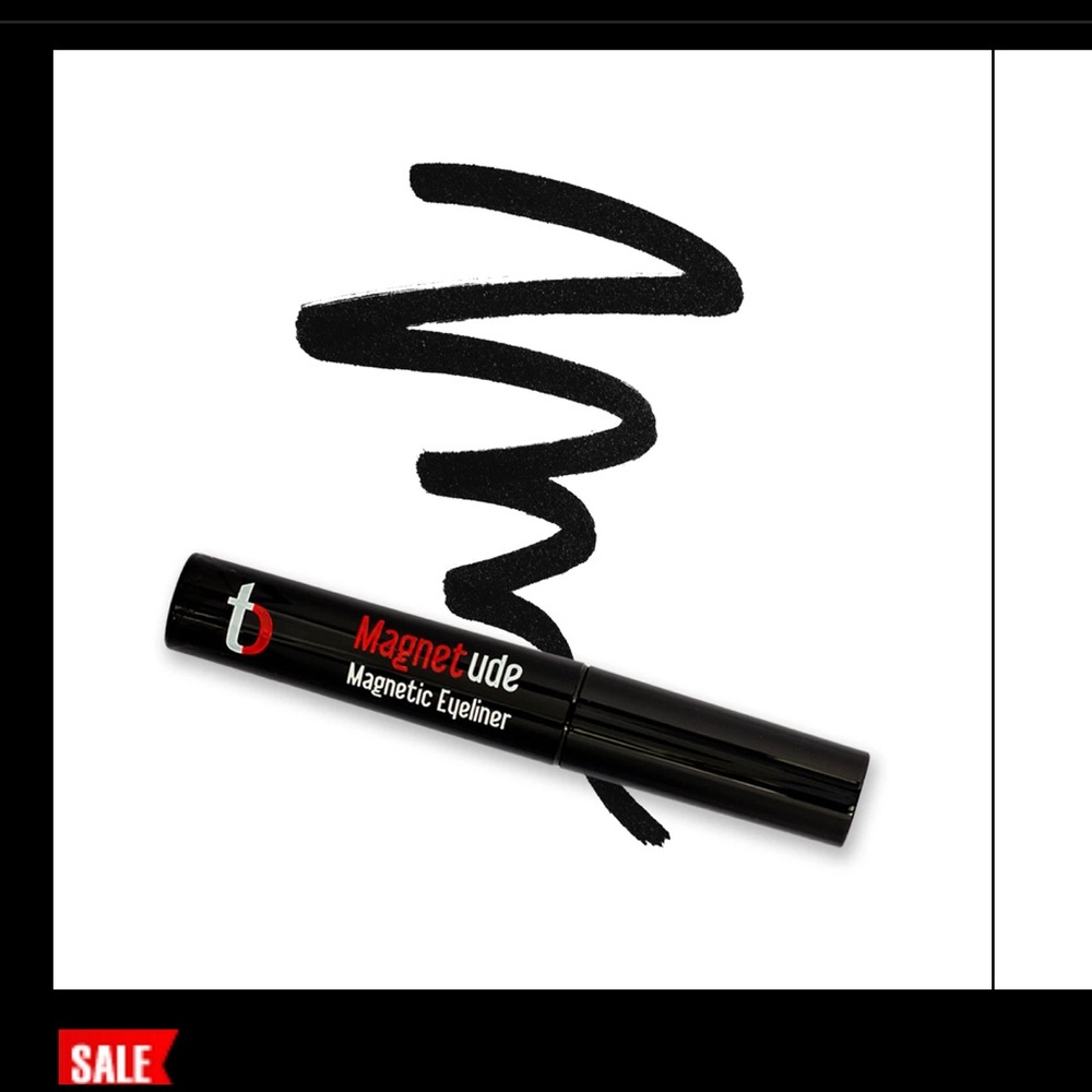 Magnetic eyelashes with eyeliner